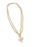 Bee Necklace-Pink Waters 