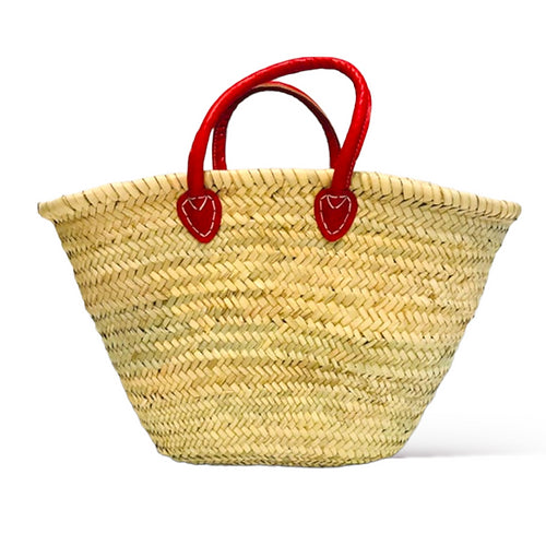 Red Handle Basket - Pink Waters 