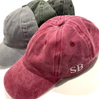 MAINE Personalised Vintage Style Cap-Pink Waters 
