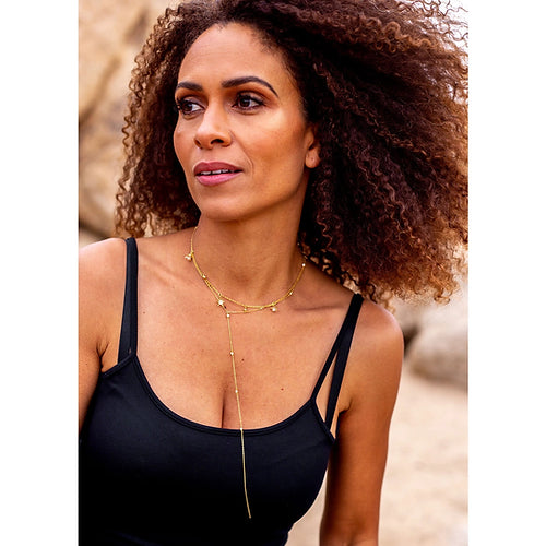 LAINE Luv & Bart Necklace-Pink Waters 