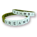DREAM BIG Tile Bracelet-Pink Waters 