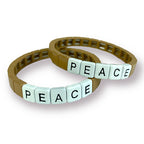 PEACE Tile Bracelet Collection-Pink Waters 