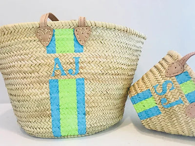 Mini & Mummy Baskets - Pink Waters 