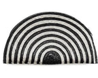 MOON Natural/Black Woven Clutch-Pink Waters 