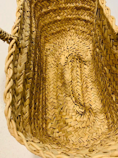 BERBER Monogrammed Basket - Pink Waters 