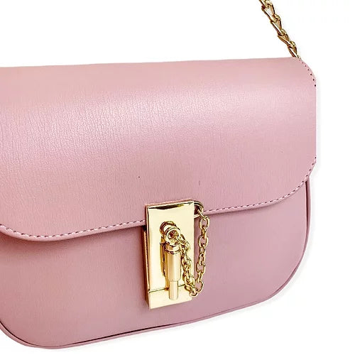 Pink Chain Handbag-Pink Waters 