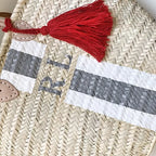 Personalised IBIZA Moroccan Basket-Pink Waters 