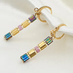 TILA Earrings-Pink Waters 