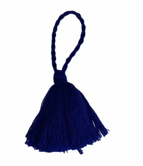 Royal Blue Large Tassel-Pink Waters 