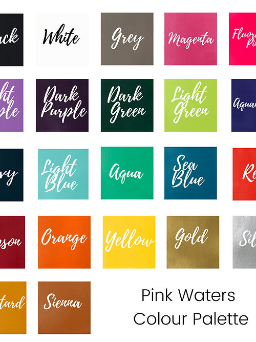 PORTOFINO Monogrammed Mini-Pink Waters 