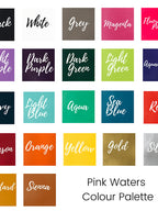 PORTOFINO Monogrammed Mini-Pink Waters 