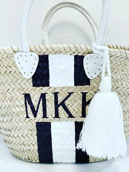 White Large Tassel-Pink Waters 