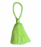 Fluorescent Yellow Large Tassel-Pink Waters 