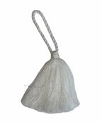 White Large Tassel-Pink Waters 