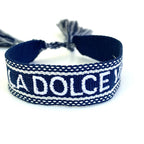 Personalised Friendship Bracelet - Beige-Pink Waters 