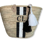 Personalised IBIZA Moroccan Basket-Pink Waters 