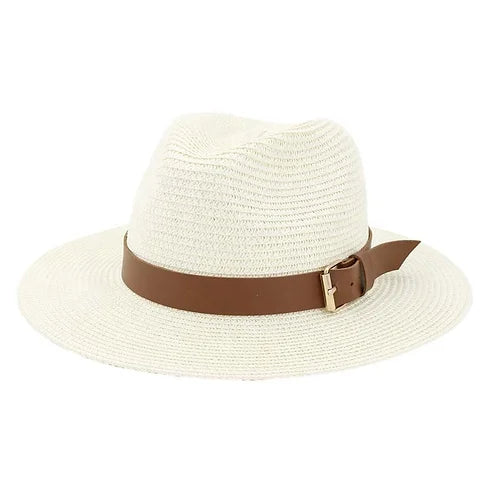 LAGUNA Buckle Trim Fedora-Pink Waters 