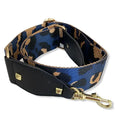 Animal Print Bag Strap - Blue-Pink Waters 