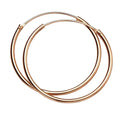 Rose Gold Hoops - 3cm-Pink Waters 
