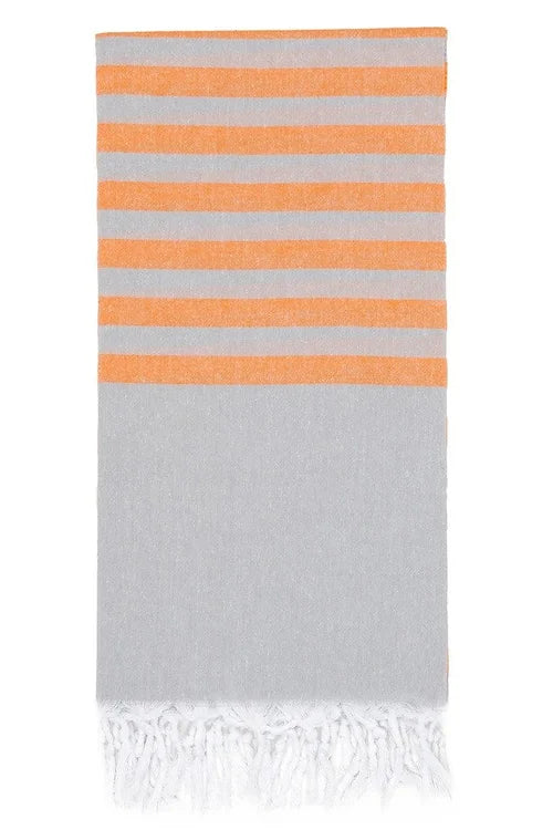 Melon Peshtemal Towel-Pink Waters 