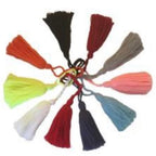 Black Large Tassel-Pink Waters 