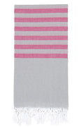 Fushcia Peshtemal Towel-Pink Waters 