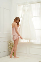 'Kylie' Camisole Set - Dusky Pink-Pink Waters 
