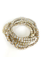 Venus Crystal Bracelet - Grey-Pink Waters 