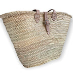 SEVILLE Long Handle Basket with Buckle Closing-Pink Waters 