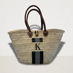 BORA BORA Monogrammed Basket-Pink Waters 