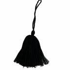 Black Large Tassel-Pink Waters 