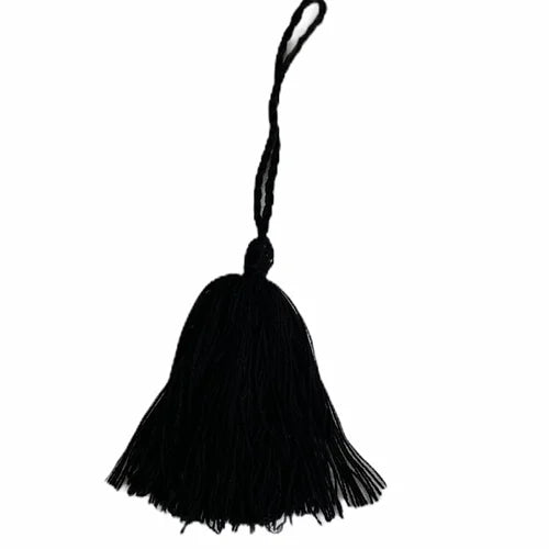 Black Large Tassel-Pink Waters 