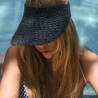 BALI Woven Sun Visor-Pink Waters 