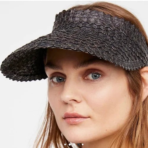 BALI Woven Sun Visor-Pink Waters 