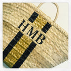 MARBELLA Rope Handle Basket-Pink Waters 