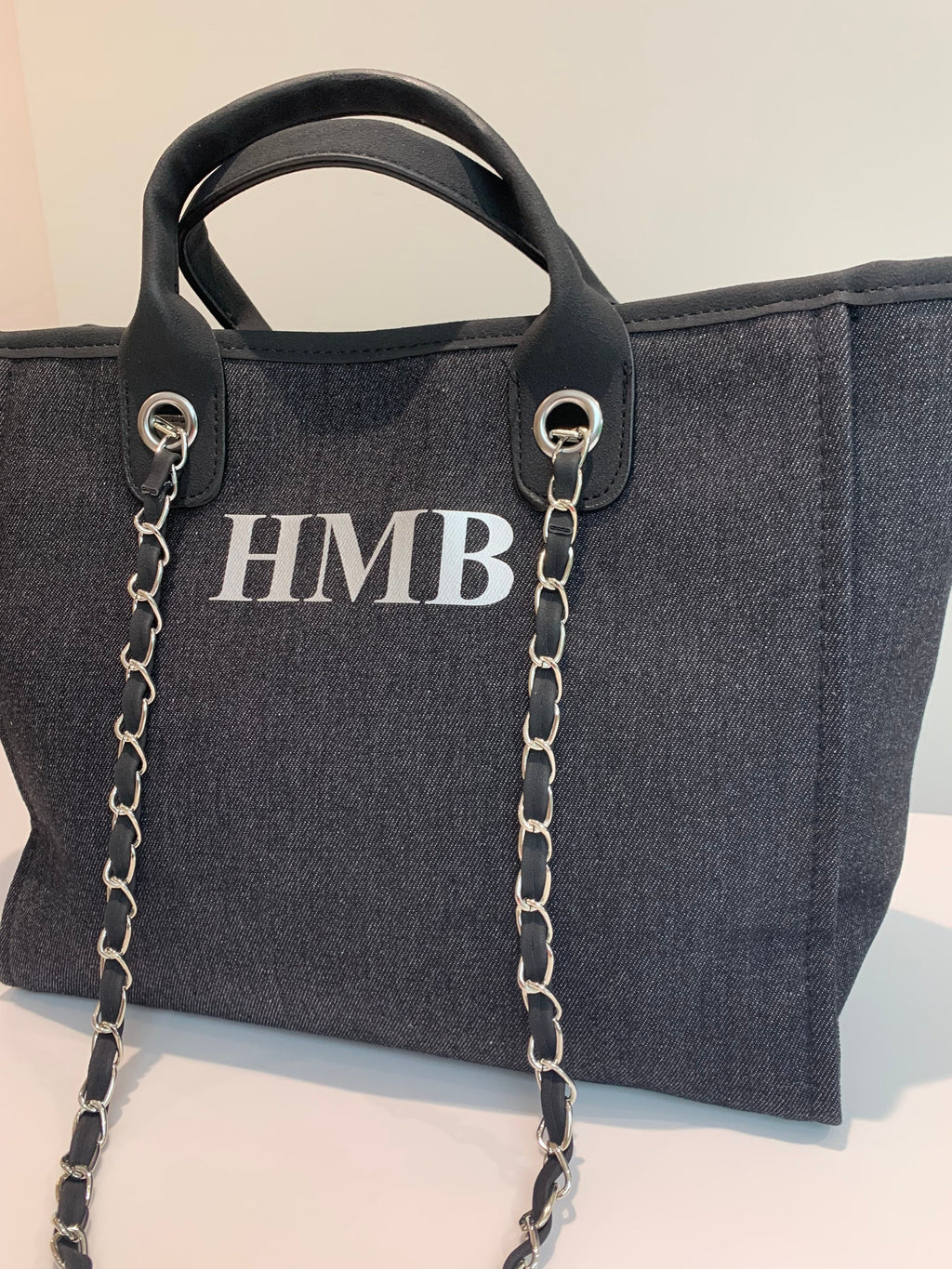 BYBLOS Personalised Canvas Tote (Small Letters)-Pink Waters 