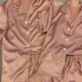 Personalised Satin Pyjamas 'Portia' Dusky Pink-Pink Waters 