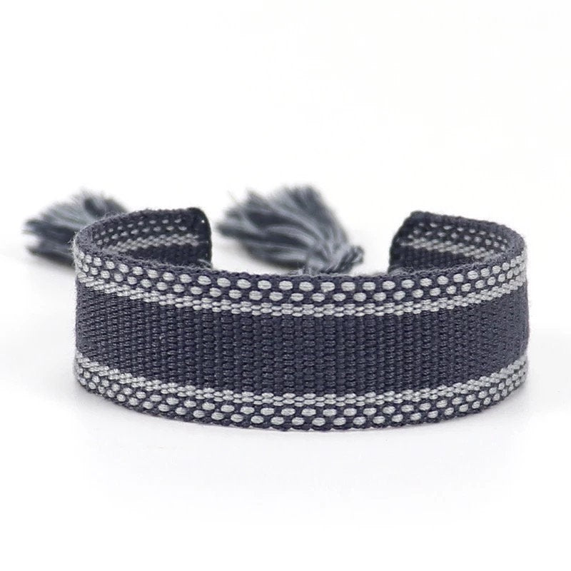 Canvas Personalised Friendship Bracelet-Pink Waters 