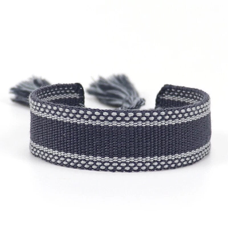 Canvas Personalised Friendship Bracelet-Pink Waters 