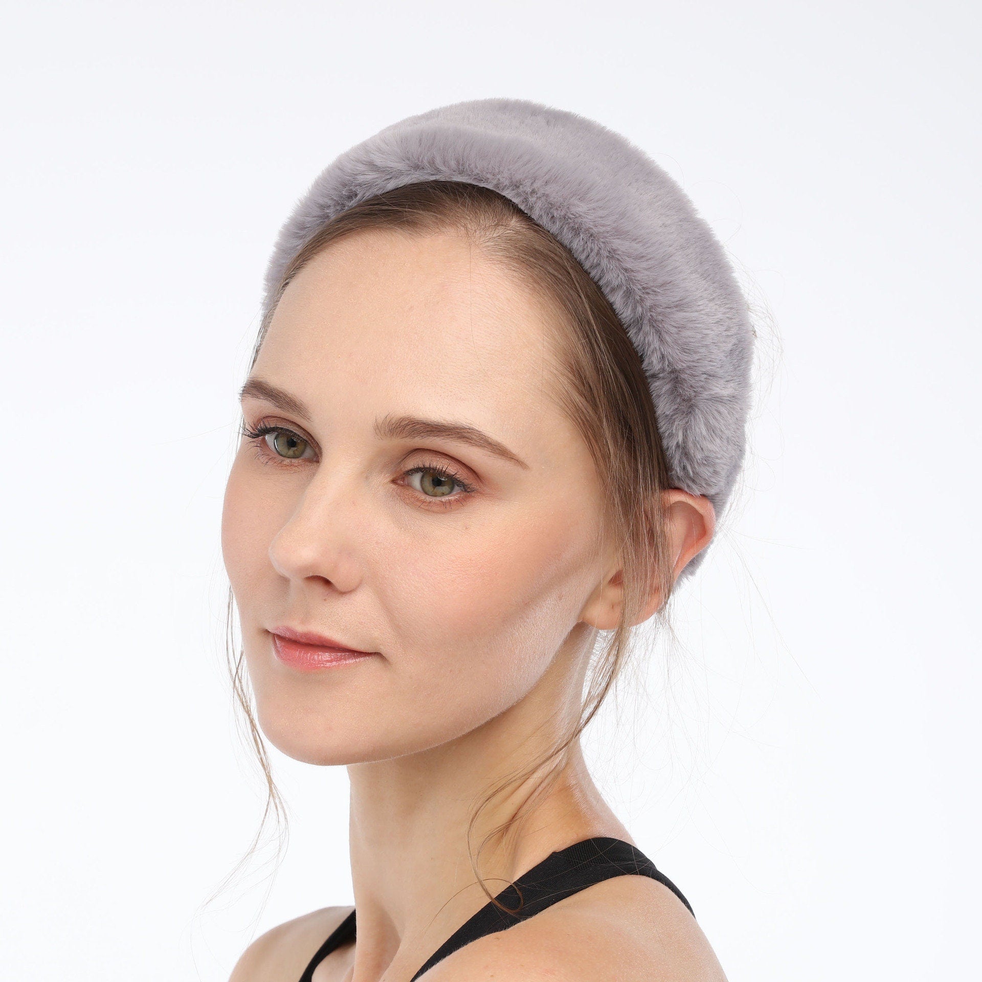 Faux Fur Headbands - Various Colours-Pink Waters 