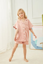 Children's Pyjama Set 'Portia' Dusky Pink-Pink Waters 