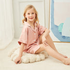 Children's Pyjama Set 'Portia' Dusky Pink-Pink Waters 