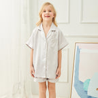 Children's Pyjama Set 'Portia' Silver Grey-Pink Waters 