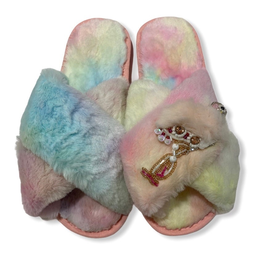 Flamingo Slippers - Pink Waters 