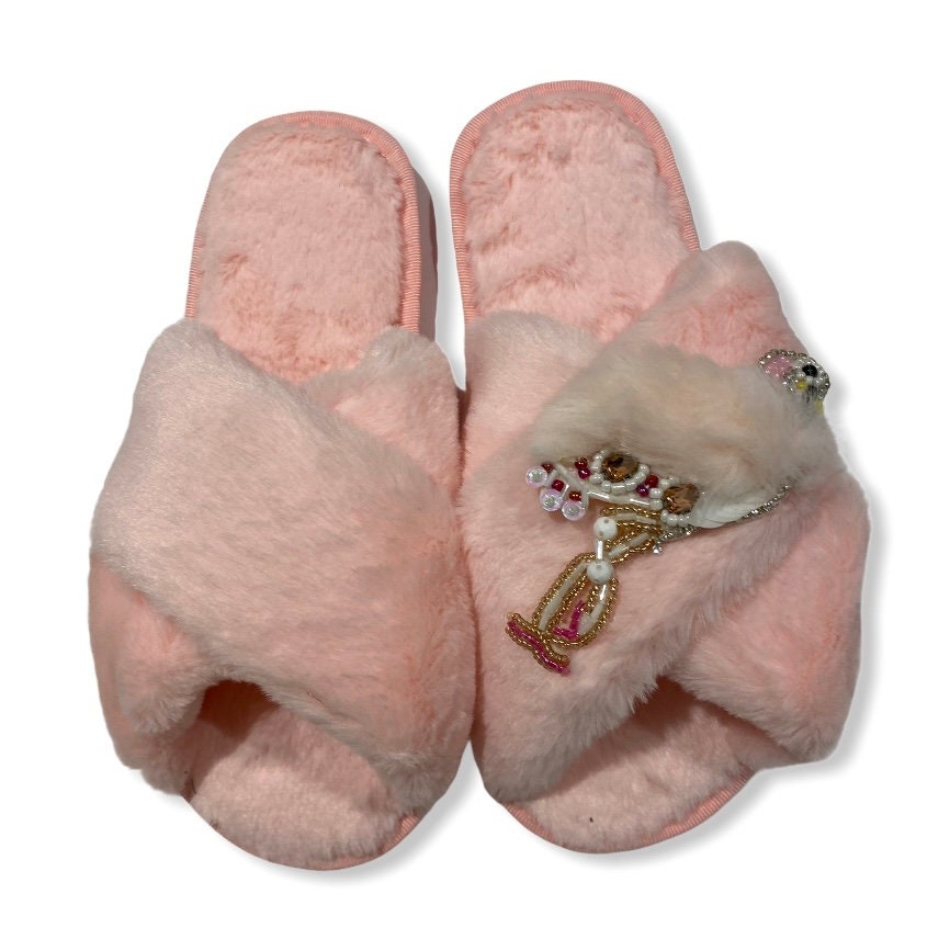 Flamingo Slippers - Pink Waters 