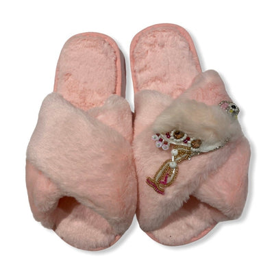 Flamingo Slippers - Pink Waters 