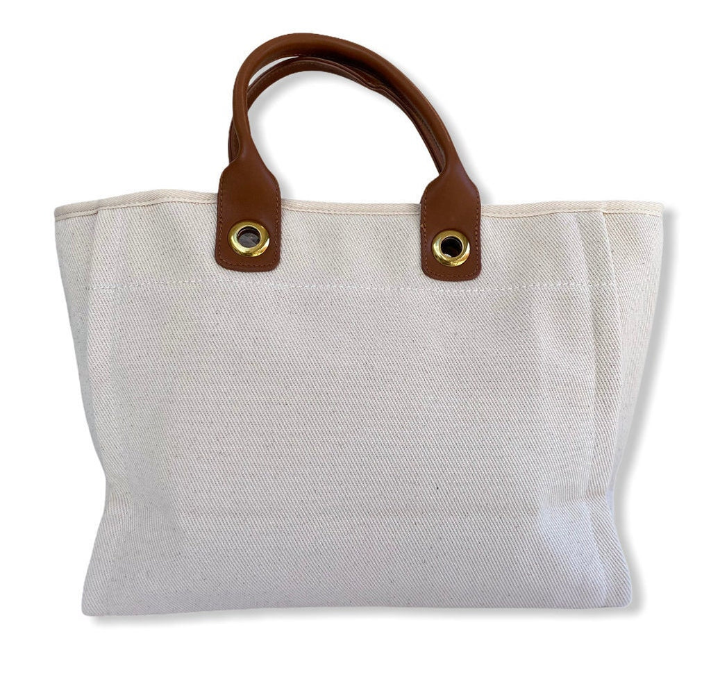 EDEN Canvas Tote-Pink Waters 