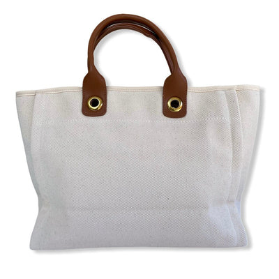 EDEN Canvas Tote - Pink Waters 