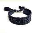 Canvas Personalised Friendship Bracelet-Pink Waters 