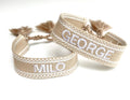 Canvas Personalised Friendship Bracelet-Pink Waters 